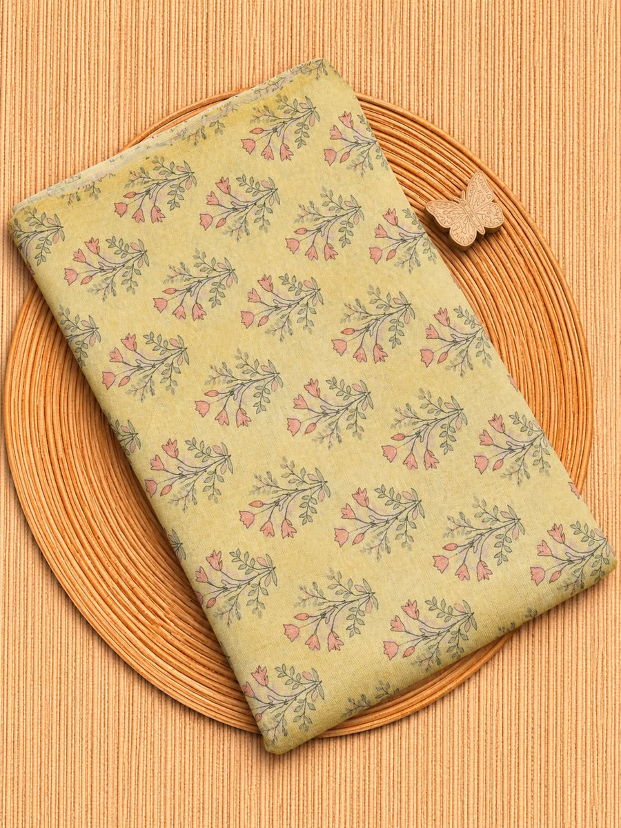 Mogra Chanderi Running Fabric