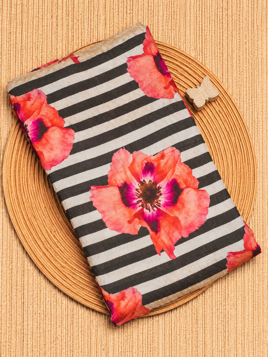 Mogra Chanderi Running Fabric