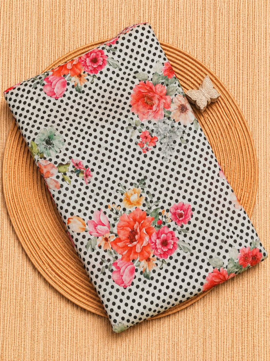 Mogra Chanderi Running Fabric