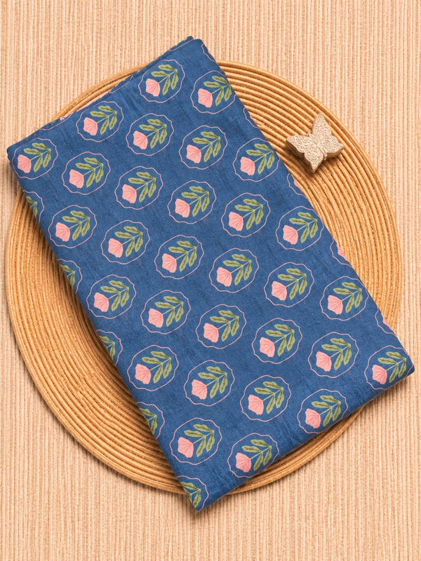Mogra Chanderi Running Fabric