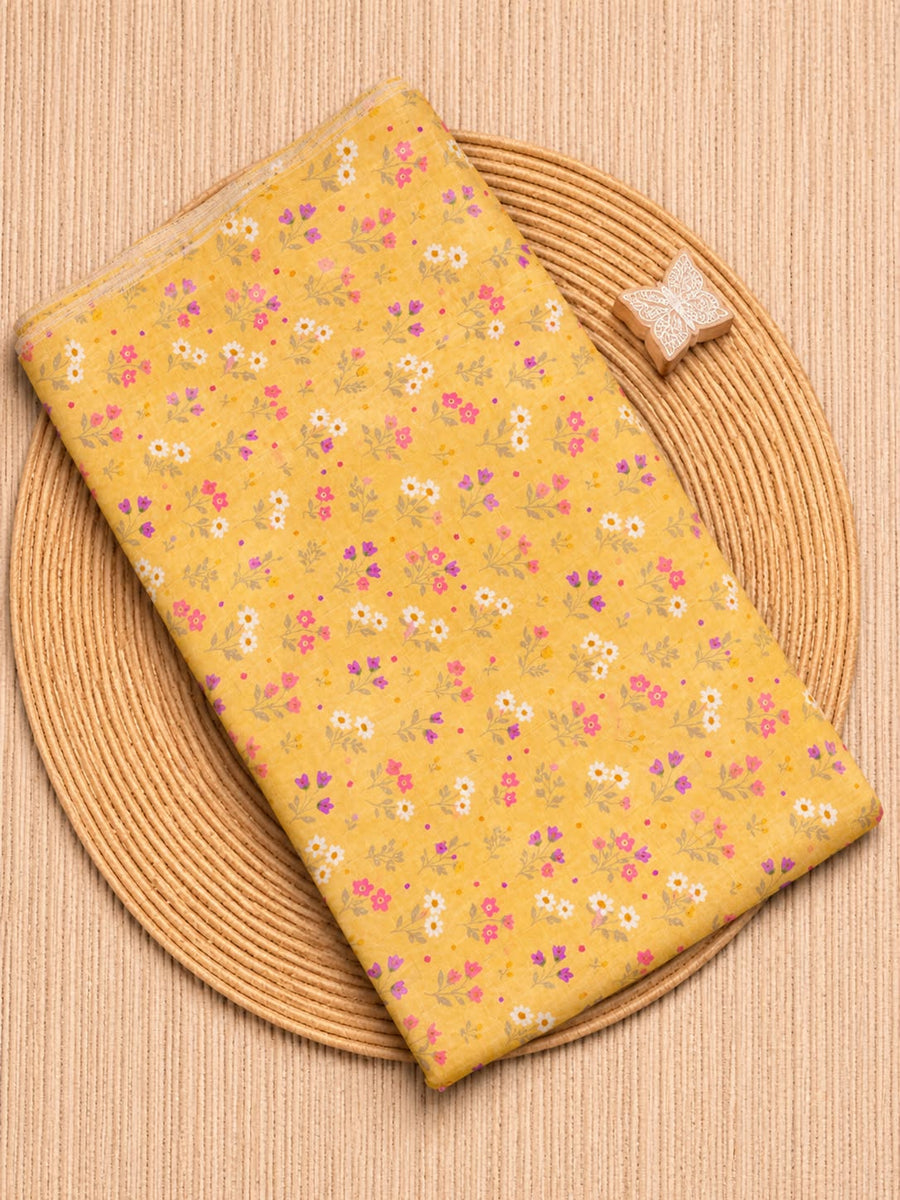 Mogra Chanderi Running Fabric