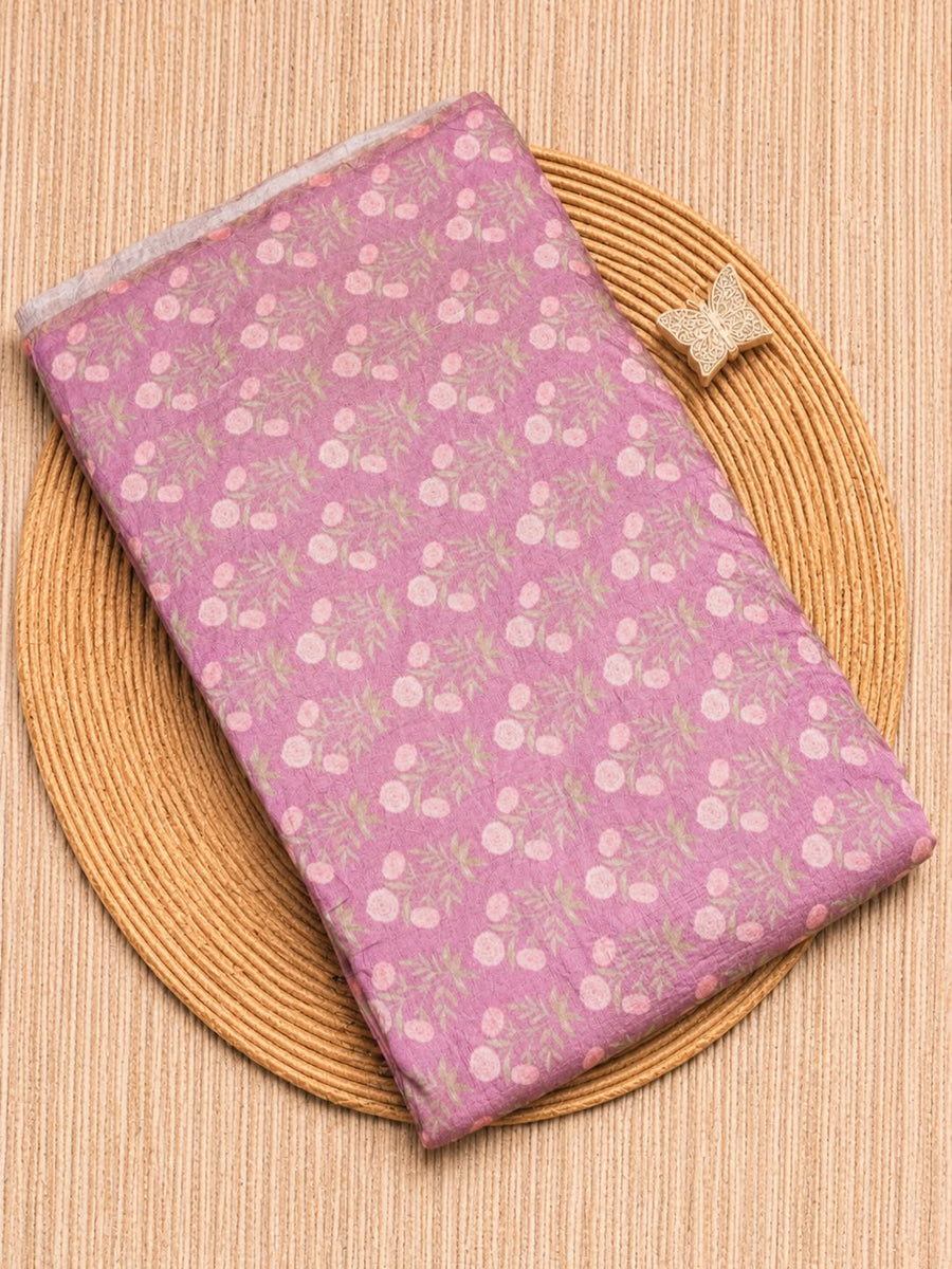 Mogra Chanderi Running Fabric