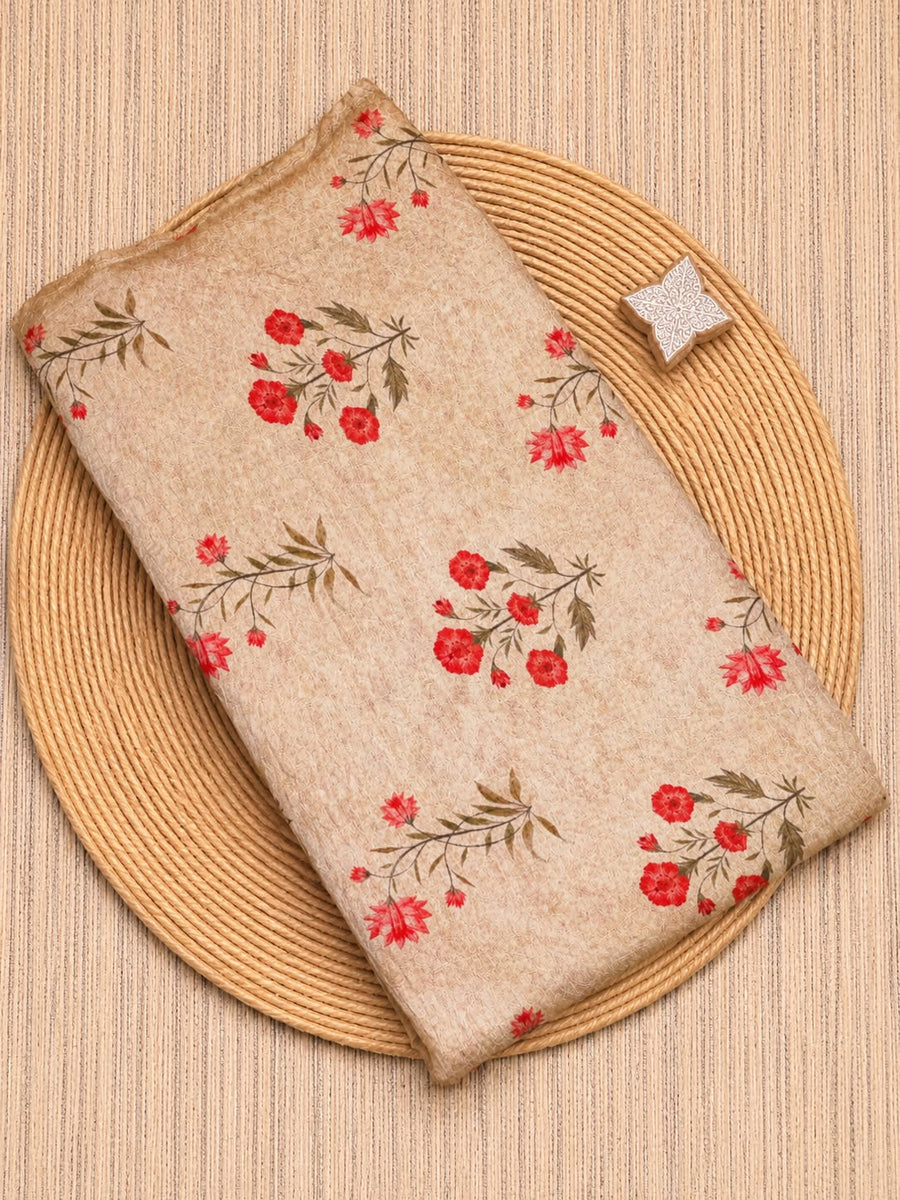 Mogra Chanderi Running Fabric