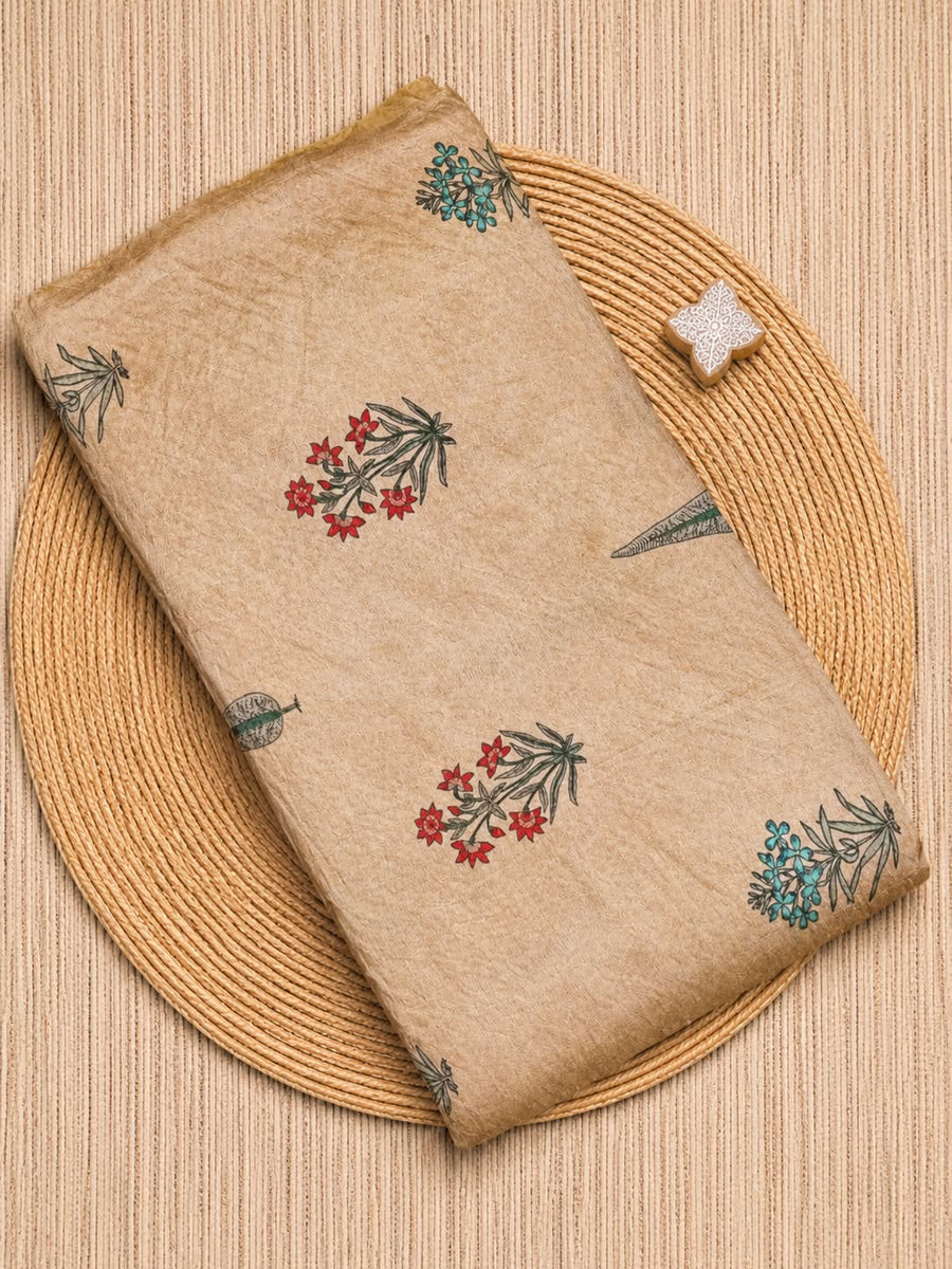 Mogra Chanderi Running Fabric