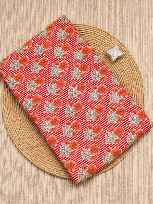Mogra Chanderi Running Fabric