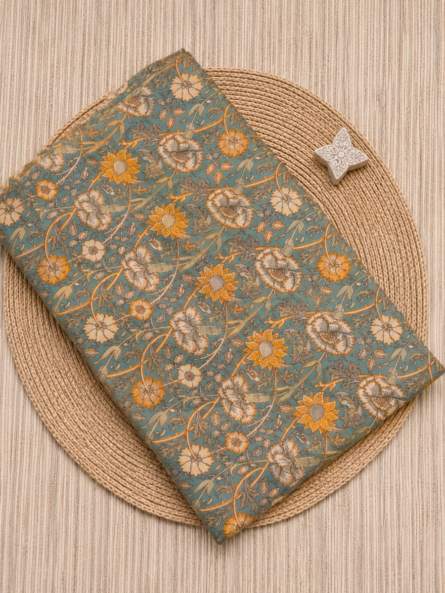 Mogra Chanderi Running Fabric