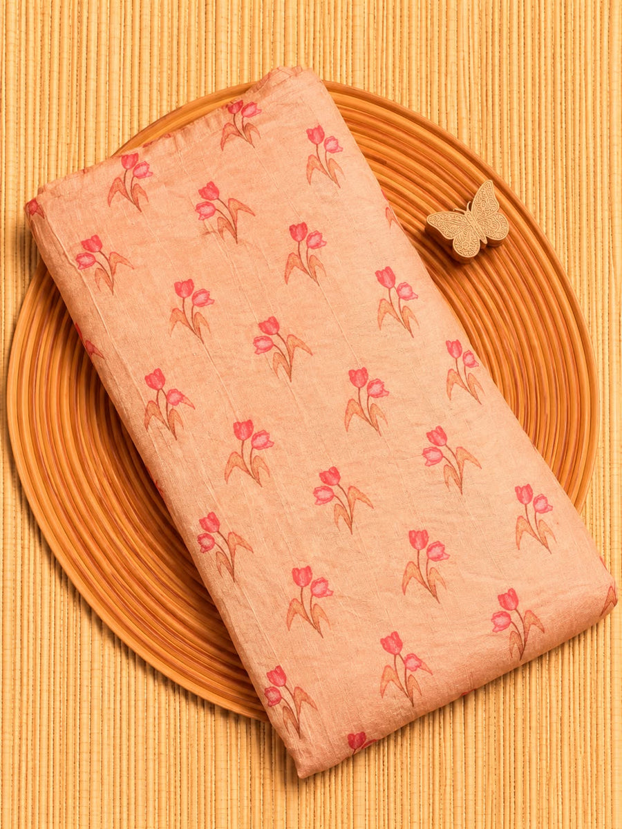 Mogra Chanderi Running Fabric