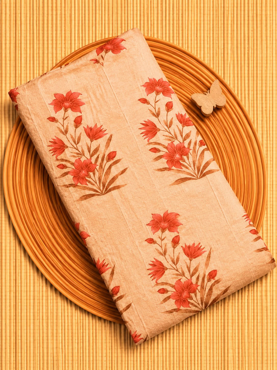 Mogra Chanderi Running Fabric