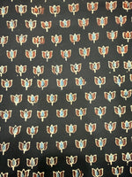 Ajrakh Blockprint Natural Running Fabrics