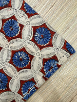 Ajrakh Blockprint Natural Running Fabrics