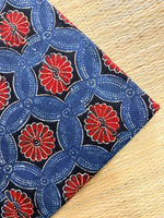 Ajrakh Blockprint Natural Running Fabrics