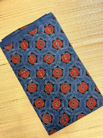 Ajrakh Blockprint Natural Running Fabrics