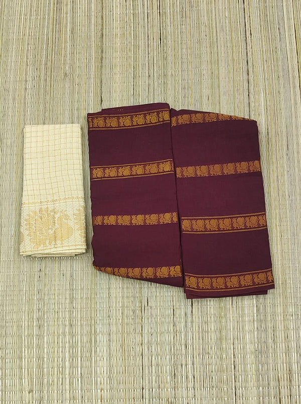 Mayil Ejaman Border Saree