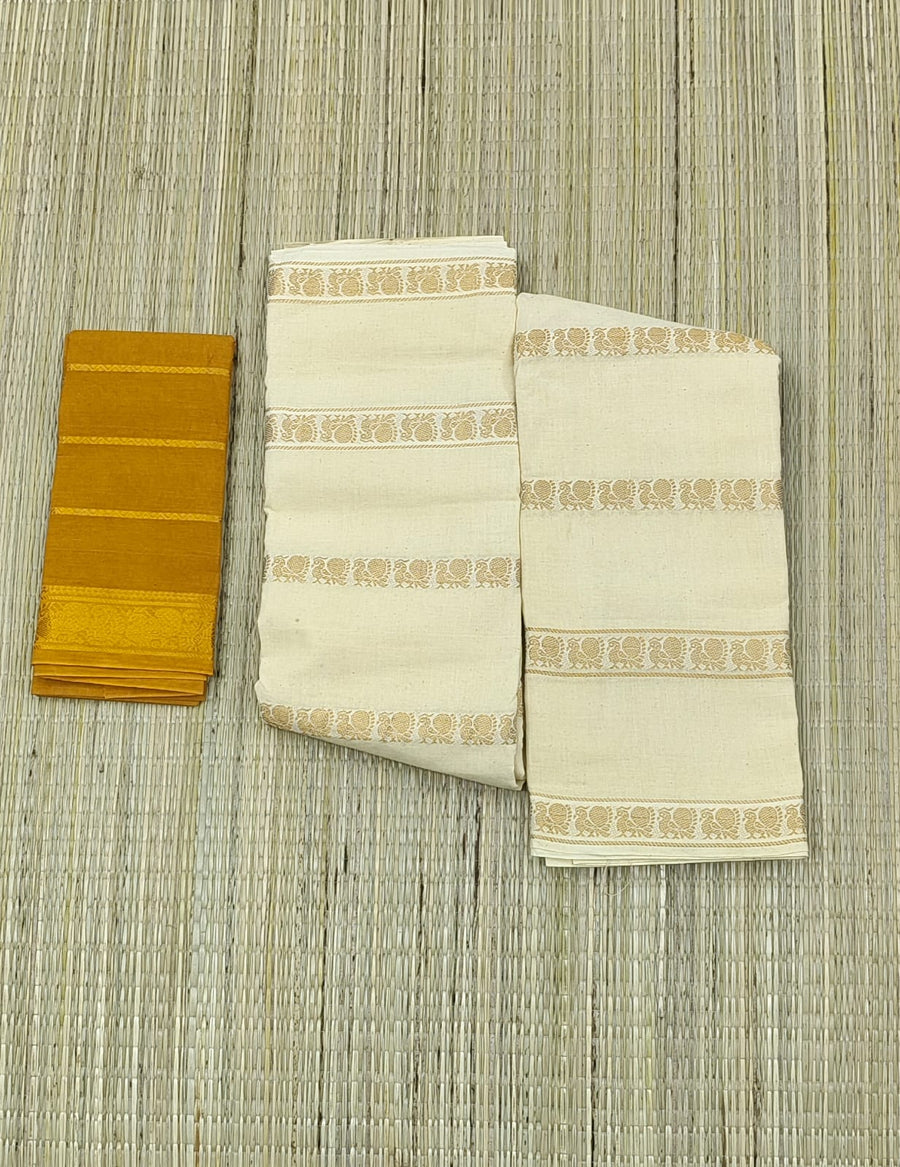 Mayil Ejaman Border Saree