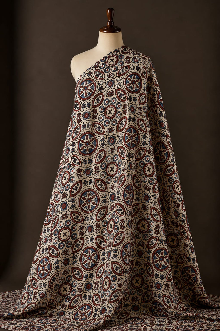 Ajrakh Mashru Silk Fabrics