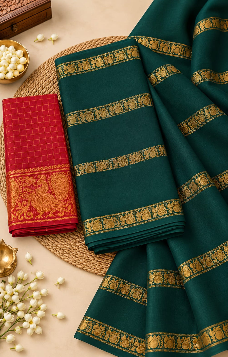 Madurai Sungidi Cotton Saree