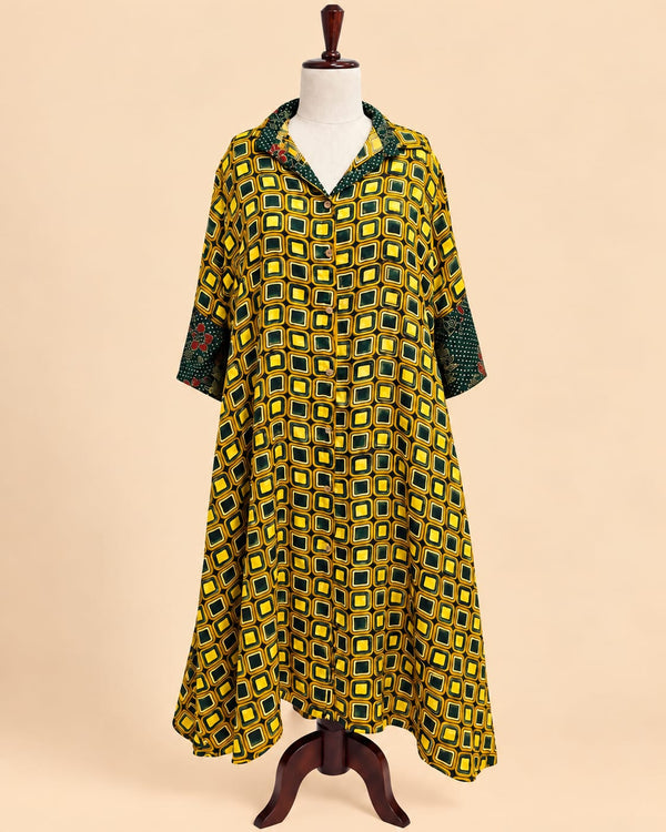Modal Silk Shirt Kaftan