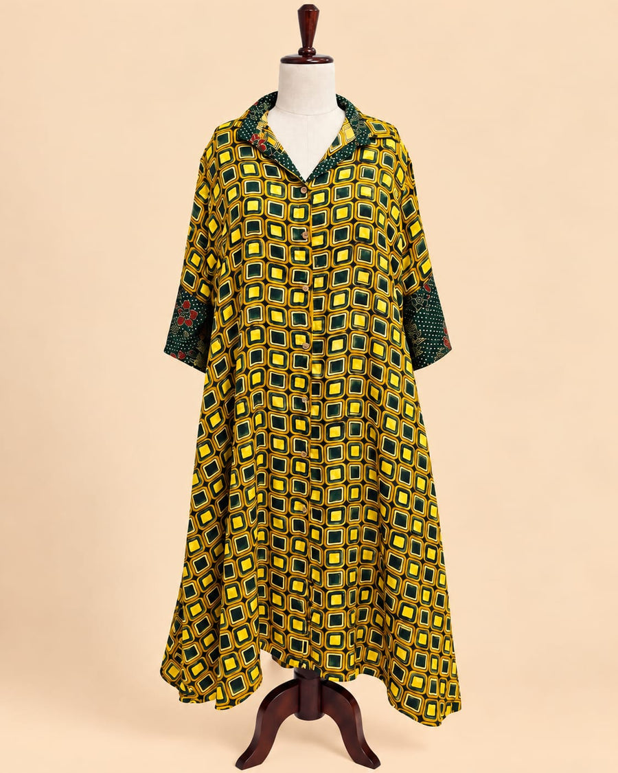 Modal Silk Shirt Kaftan