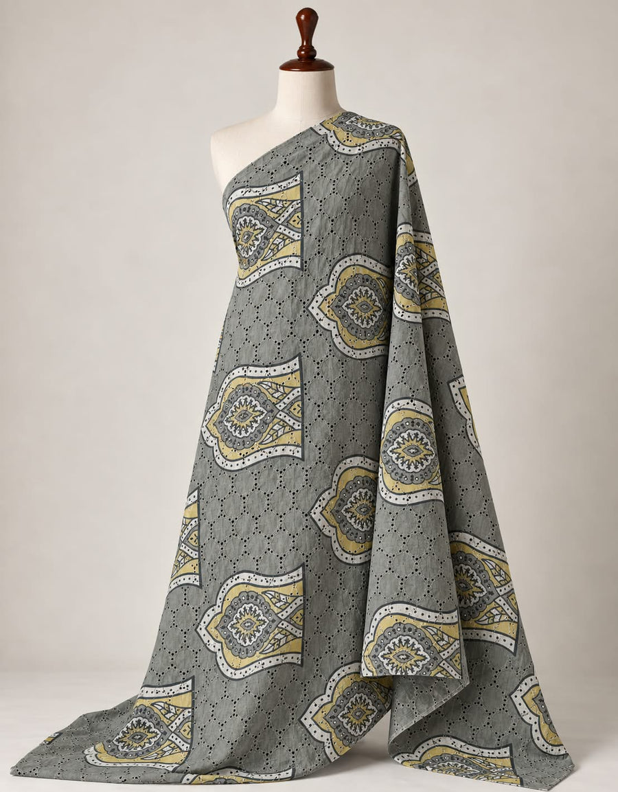 Ajrakh Hakoba Cotton Fabric