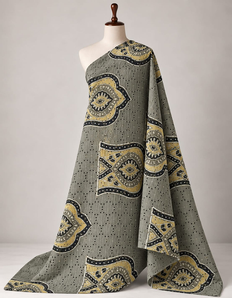 Ajrakh Hakoba Cotton Fabric