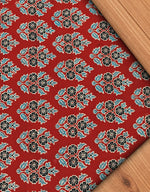 Ajrakh Blockprint Natural Running Fabrics
