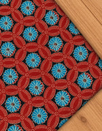 Ajrakh Blockprint Natural Running Fabrics