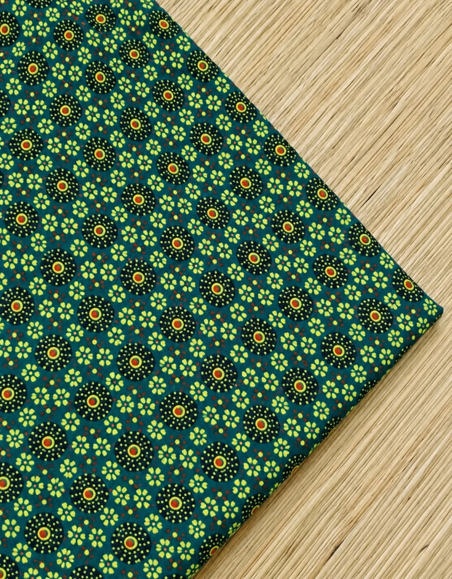 Ajrakh Blockprint Natural Running Fabrics
