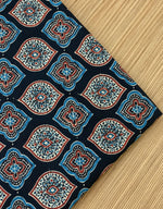 Ajrakh Blockprint Natural Running Fabrics