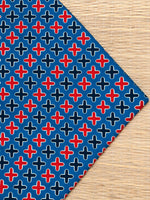 Ajrakh Blockprint Natural Running Fabrics