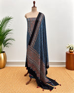Handblock Ajrakh Modal Silk Suit Set