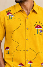 Mashroom Embroidered Shirt