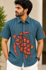 Turtle Patchwork Shirt