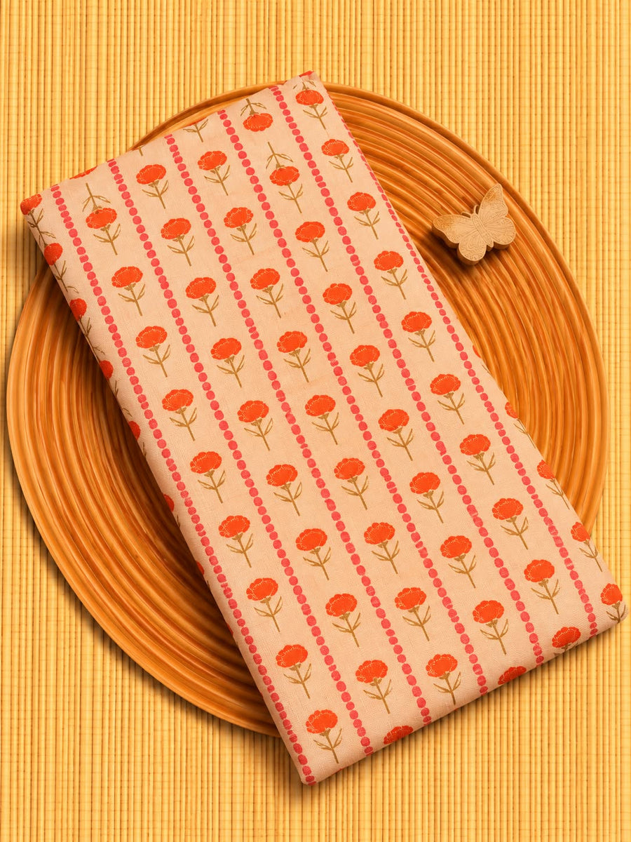 Mogra Chanderi Running Fabric