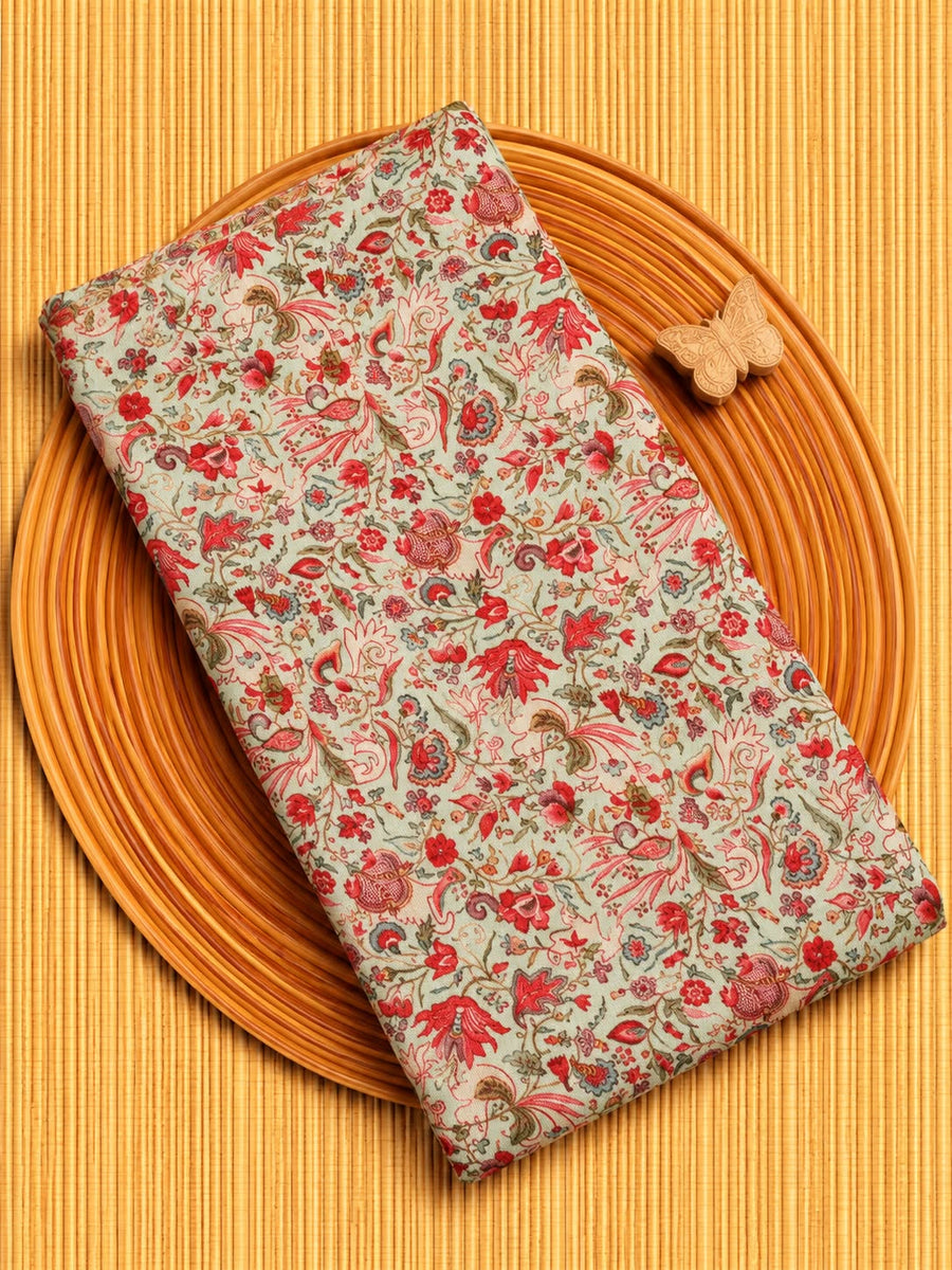 Mogra Chanderi Running Fabric