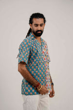 Teal Contrast Shirt image 6