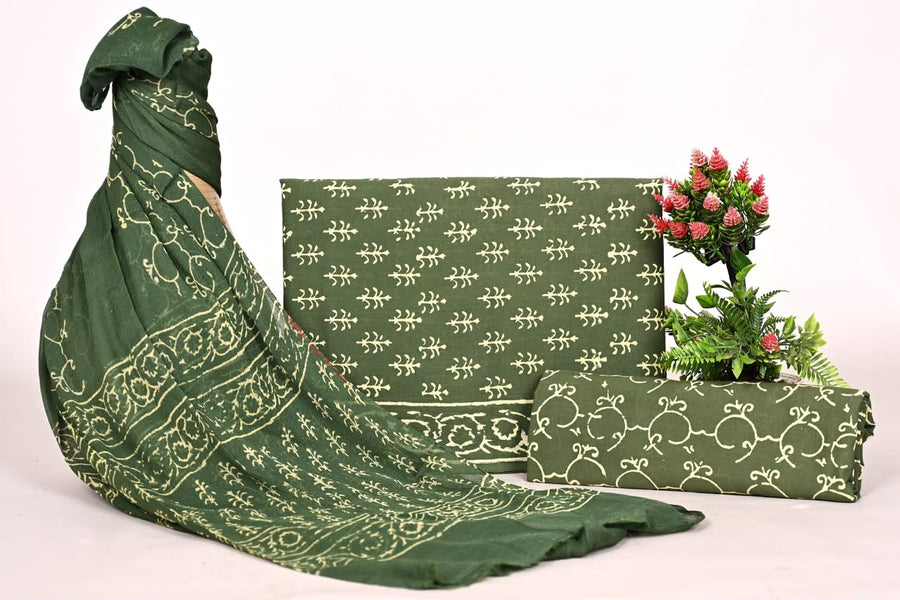 Mul Cotton Suit Sets With Shiffon Dupatta image 0