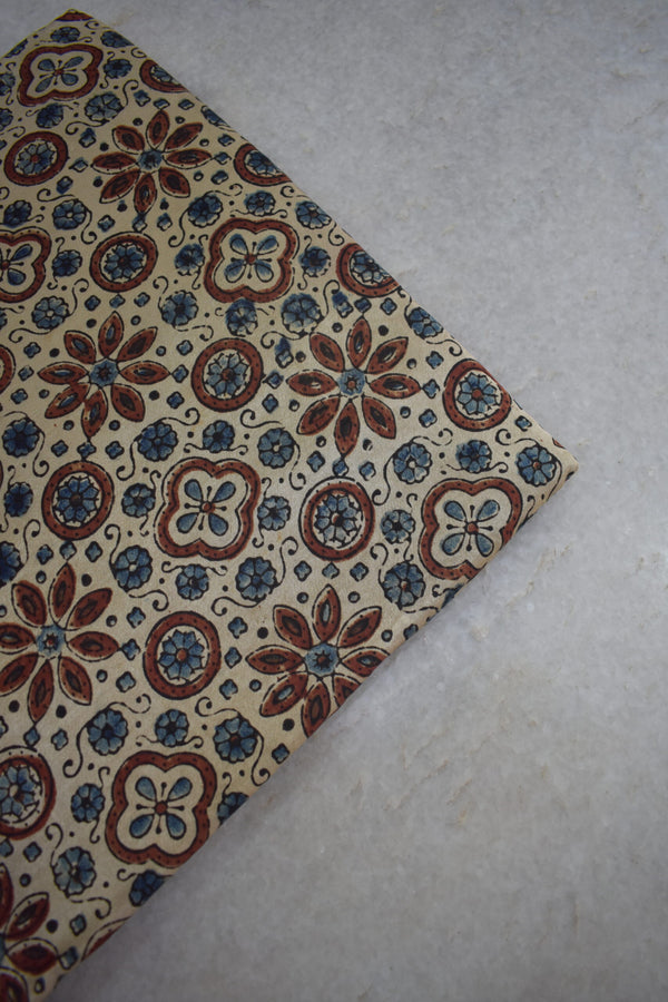 Ajrakh Mashru Silk Fabrics image 0