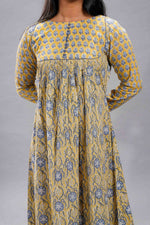 Golden Vine Sanganeri Maxi Dress image 3