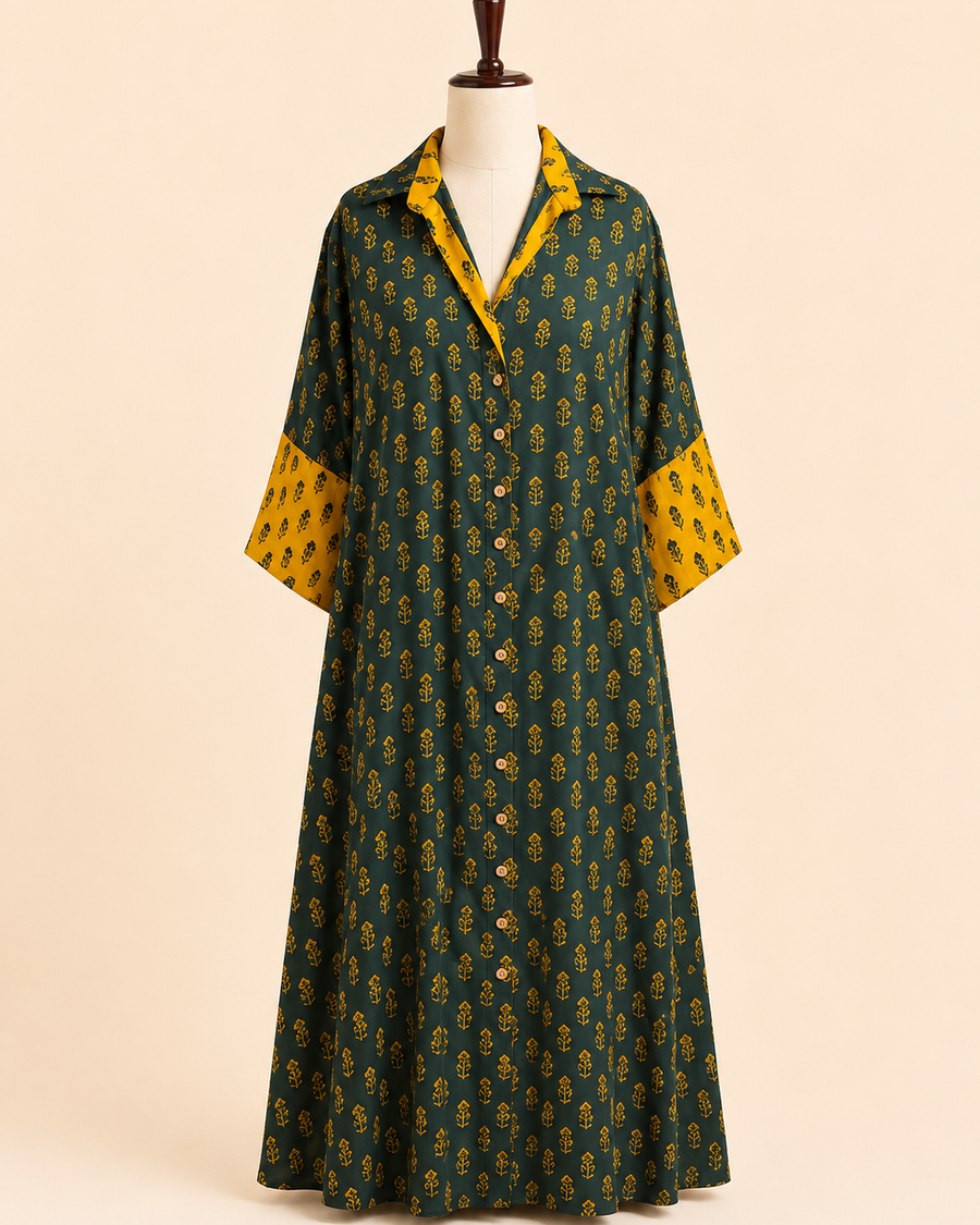 Modal Silk Shirt Kaftan