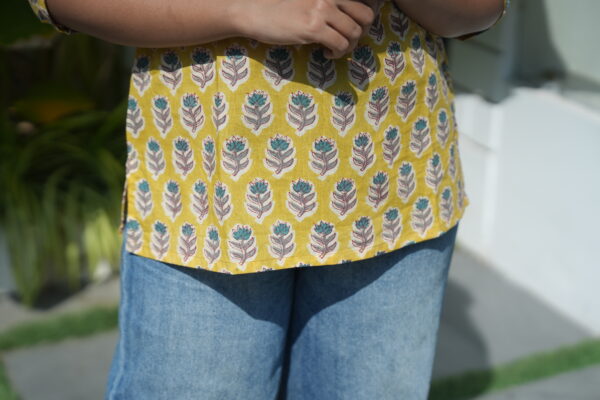 YELLOW SANGANERI SHORT TOP - Image 8