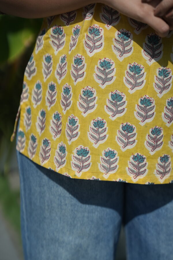 YELLOW SANGANERI SHORT TOP - Image 7