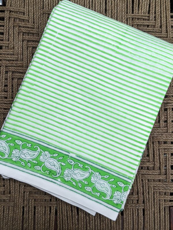 UNSTITCHED HANDBLOCKED MUL COTTON SUIT SET (WITH KOTA DORIYA DUPATTA)