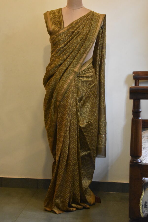CHANDERI BLOCKPRINTED SAREES