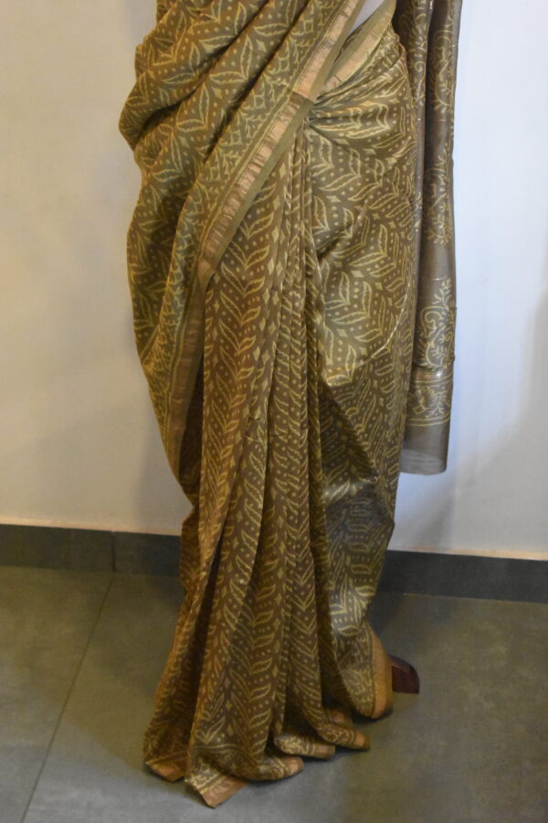 CHANDERI BLOCKPRINTED SAREES
