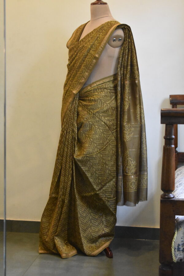 CHANDERI BLOCKPRINTED SAREES