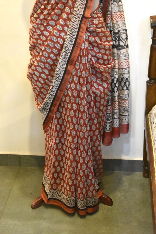 CHANDERI BLOCKPRINTED SAREES