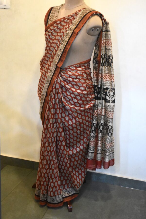CHANDERI BLOCKPRINTED SAREES