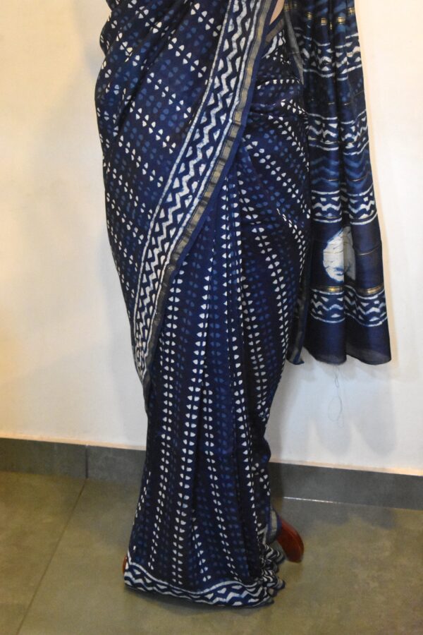 CHANDERI BLOCKPRINTED SAREES