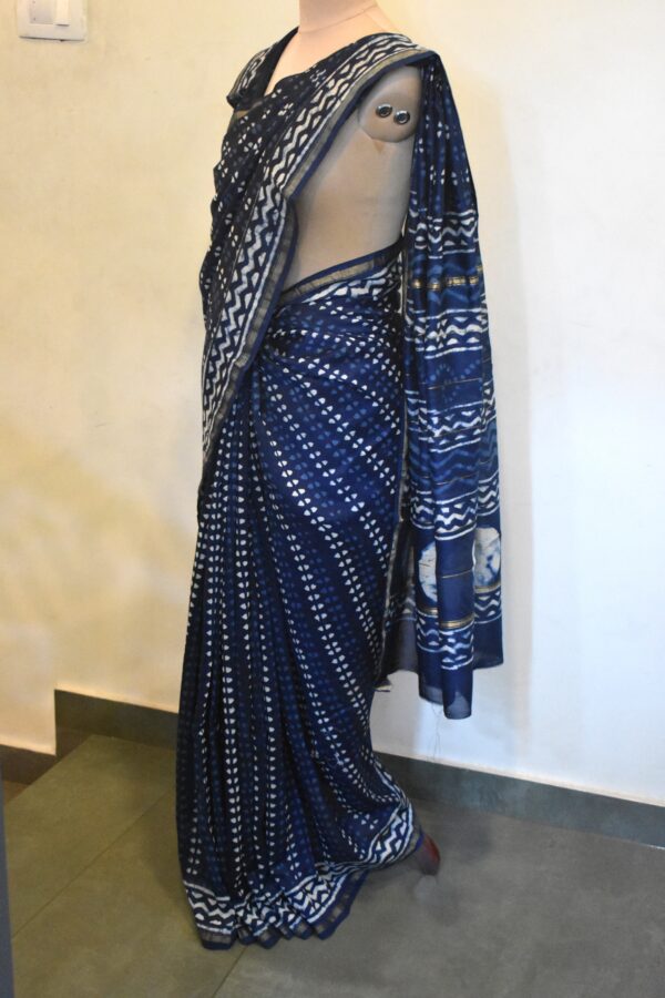 CHANDERI BLOCKPRINTED SAREES