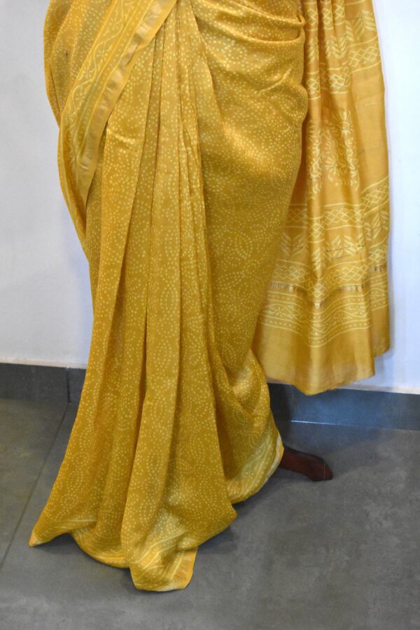 CHANDERI BLOCKPRINTED SAREES